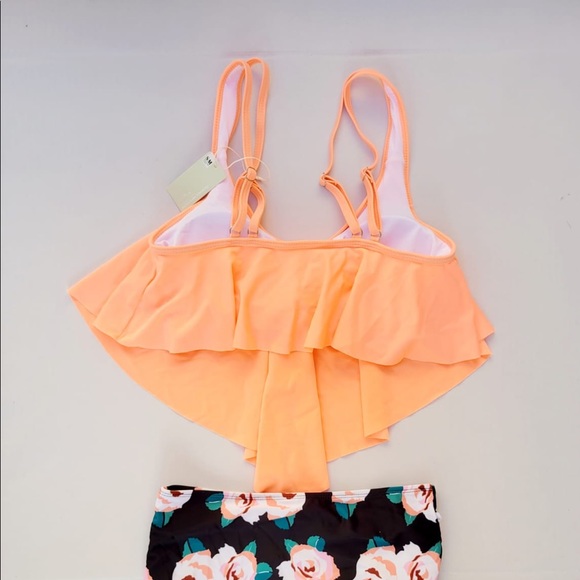 2 Piece Bathing Suits for Women, Trendy High Waisted Bikini Tankini Comfortable - Picture 8 of 9